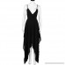 FORUU Summer Women Boho Long Dress Evening Party Casual Beach Dress Sundress Black B07B7GG2ZZ
